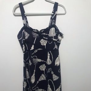 Lilly Pulitzer navy tassel dress